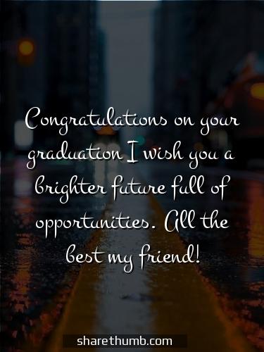 cute graduation message for best friend